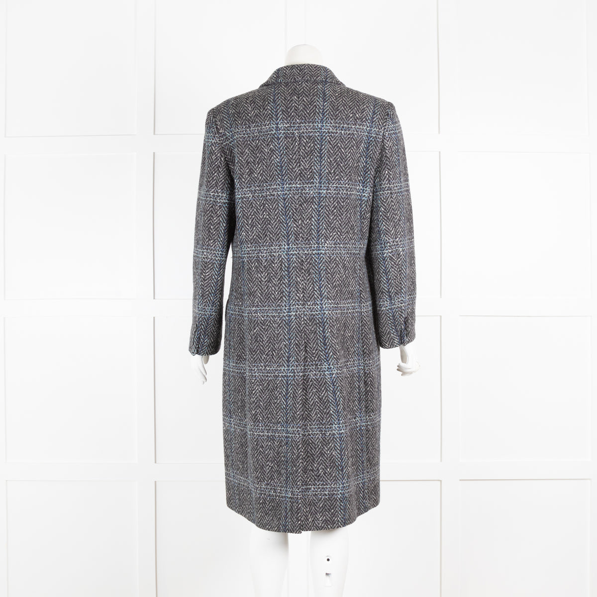 Weekend MaxMara Herringbone Long Coat
