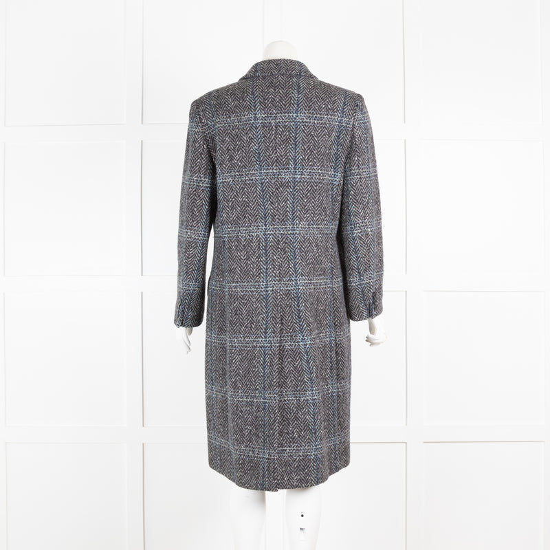 Weekend MaxMara Herringbone Long Coat