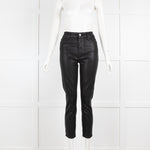 Paige Black Coated Jeans