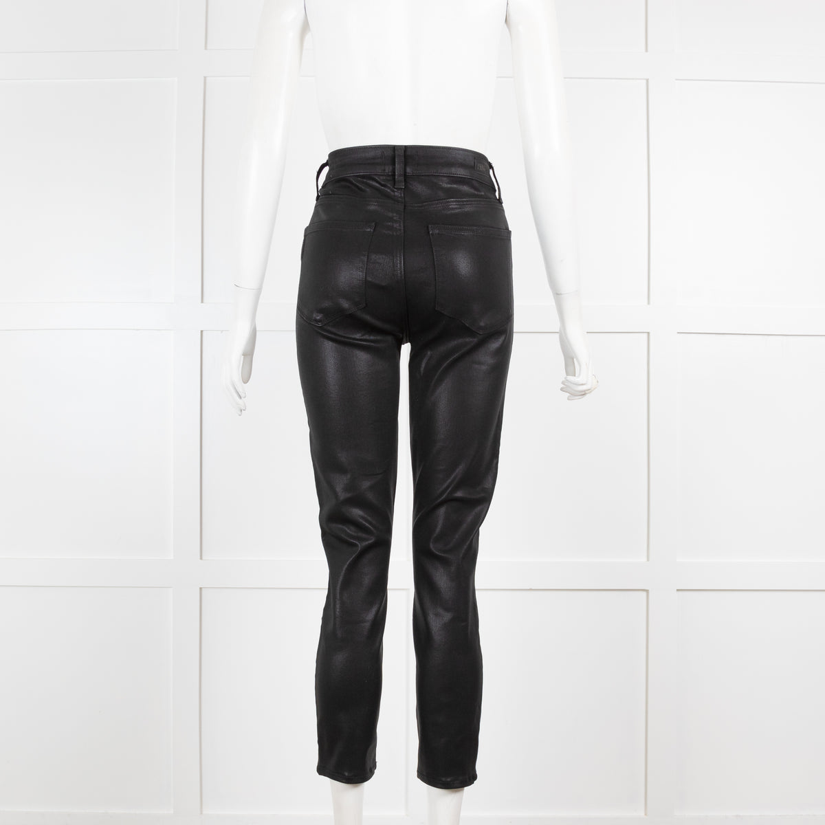 Paige Black Coated Jeans