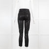 Paige Black Coated Jeans