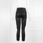 Paige Black Coated Jeans