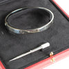 Cartier White Gold Love Bangle