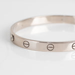 Cartier White Gold Love Bangle