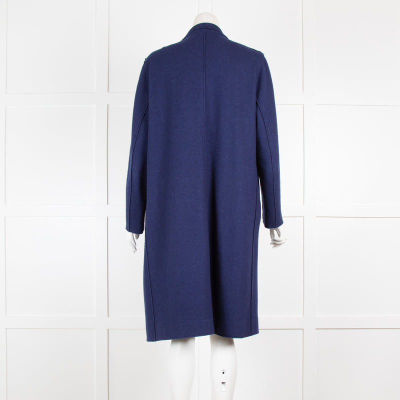 Donna Ida Blue Car Coat