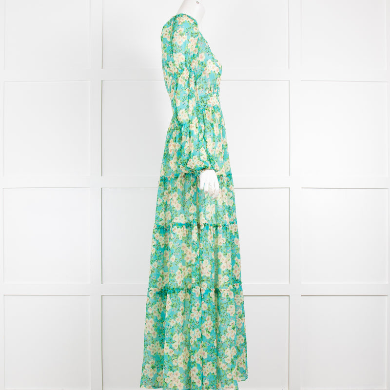 byTiMo New York Blossom Chiffon Maxi Dress