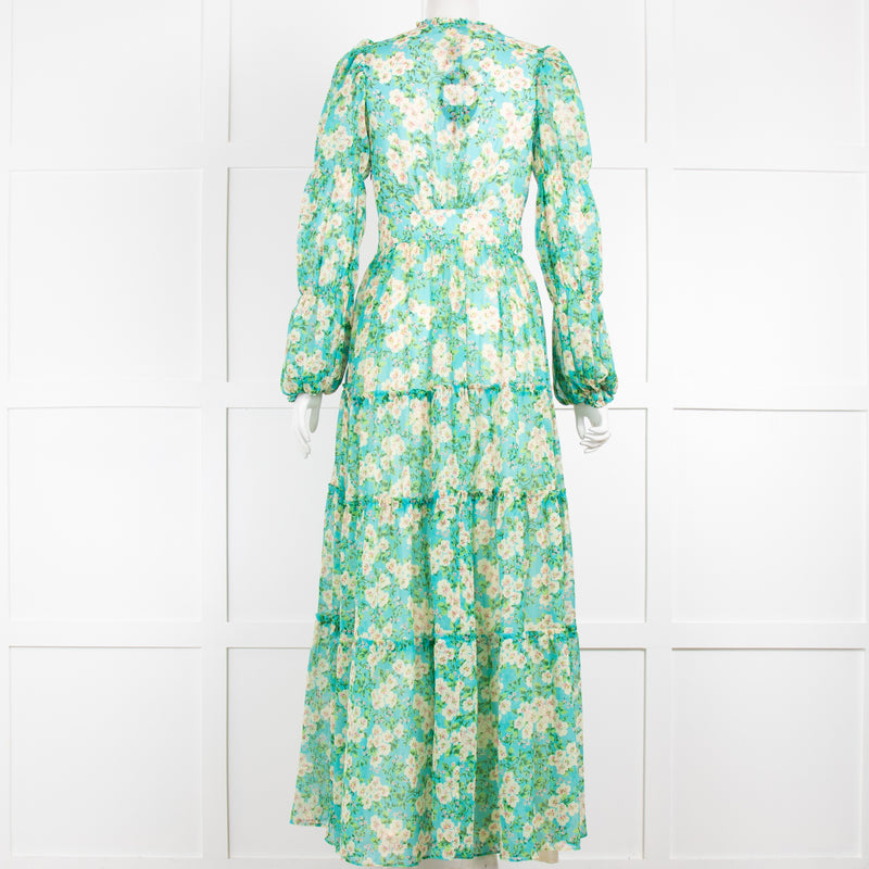 byTiMo New York Blossom Chiffon Maxi Dress