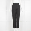 Maje Black Tuxedo Pant with Satin Side Stripe