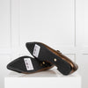 Pretty Ballerinas Bronze Buckle Shoe with Patent Toe