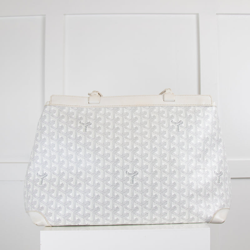 Goyard White Coated Canvas Bellechasse Bag – Phoenix Style