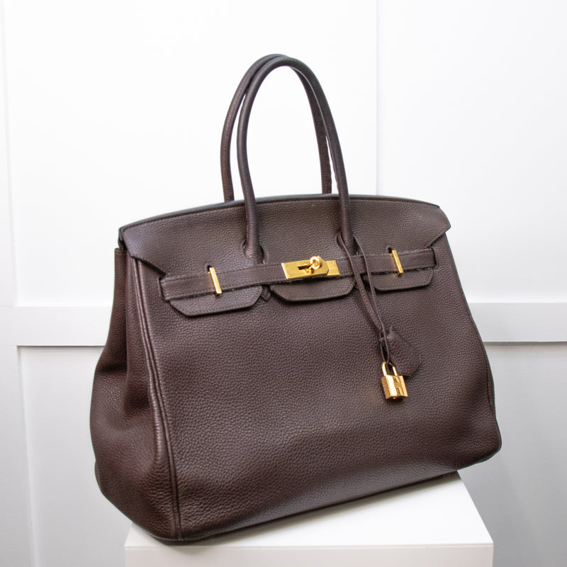 Hermes Birkin Horse Togo Leather Brown 35cm Replica Sale Online With Cheap  Price