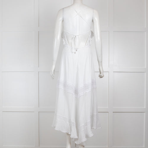 Charo Ruiz Ibiza White Imogen Midi Dress
