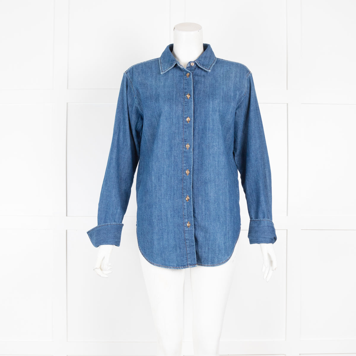 Frame Blue Denim Shirt
