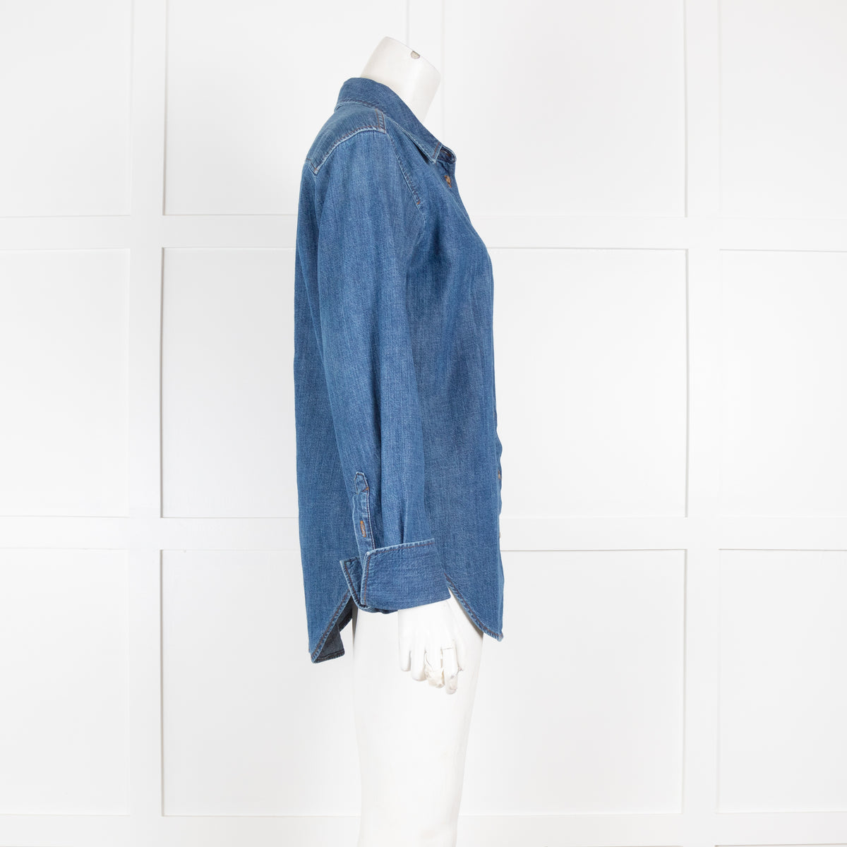 Frame Blue Denim Shirt