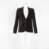 The Kooples Black Velvet Blazer