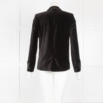The Kooples Black Velvet Blazer