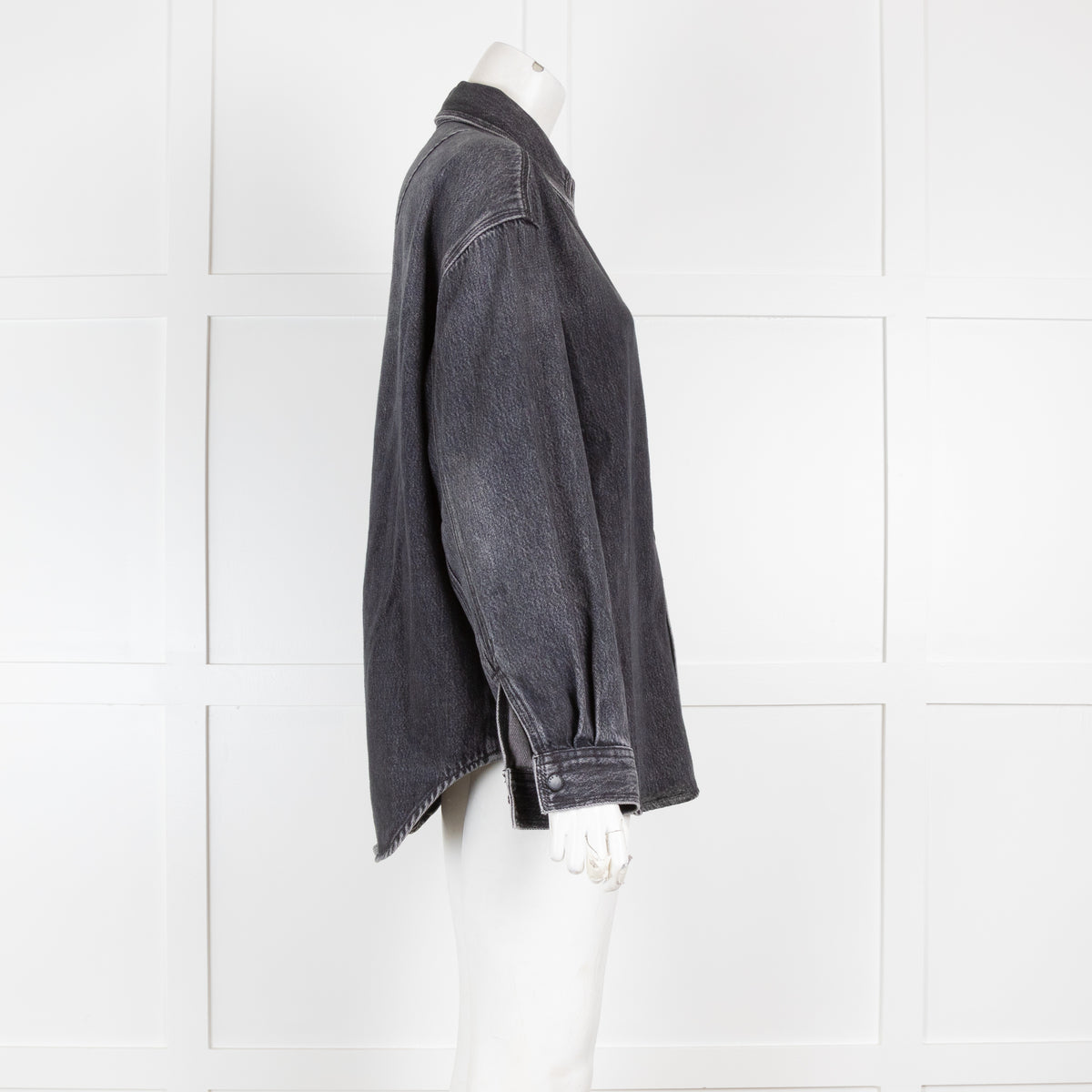 Rag & Bone Black Denim Oversized Shirt