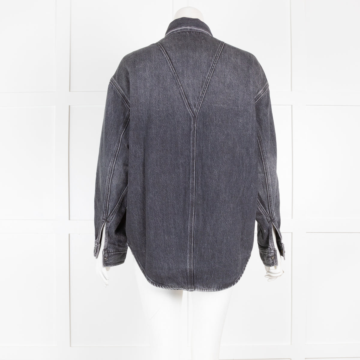 Rag & Bone Black Denim Oversized Shirt