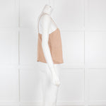 Anine Bing Beige Linen Vest Top