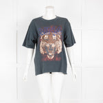 Anine Bing Grey Tiger Graphic T-Shirt