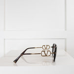 Valentino Square Black Frame Sunglasses