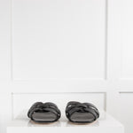 Saint Laurent Black Tribute Sandal
