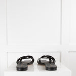 Saint Laurent Black Tribute Sandal