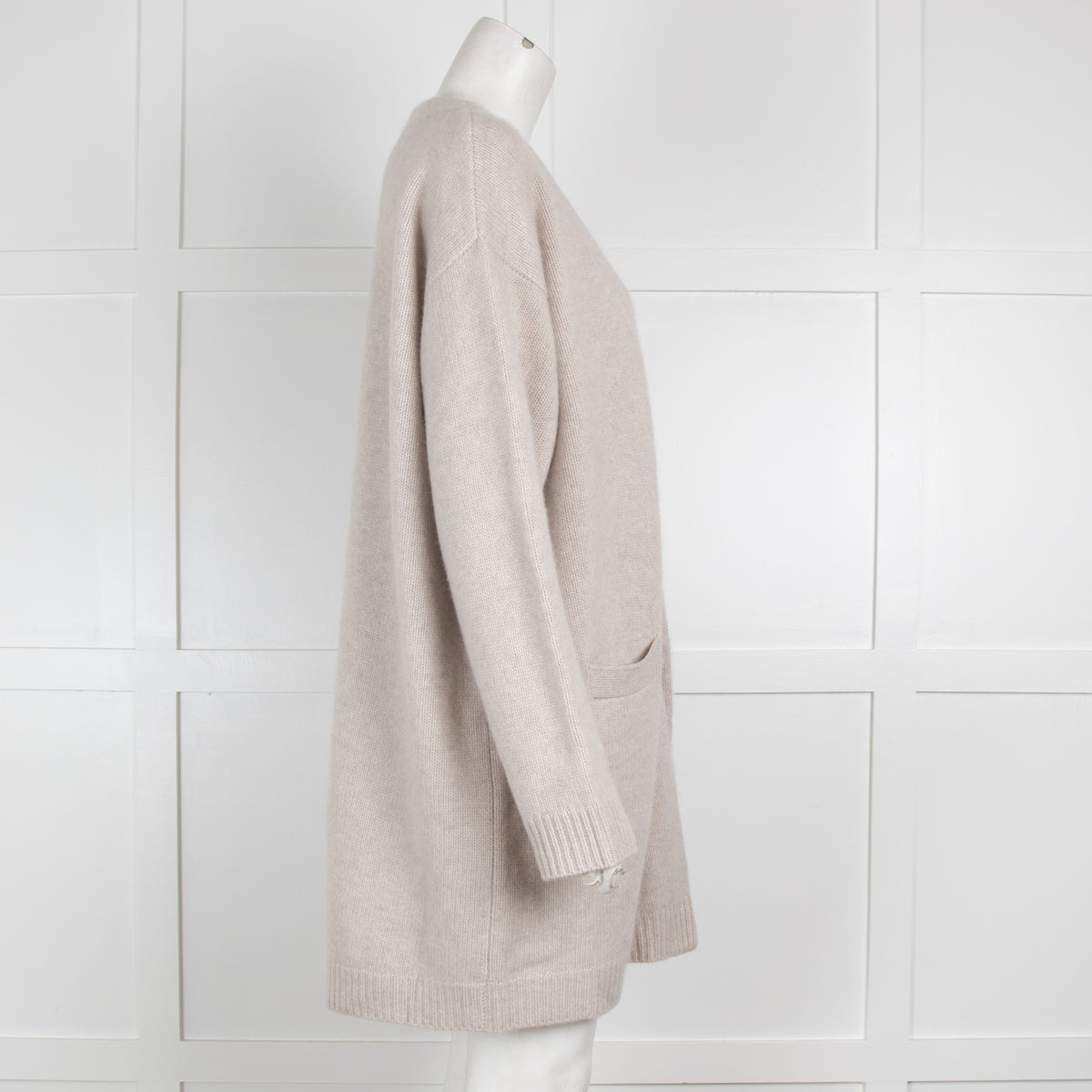 Le Kasha Oatmeal Cashmere Cardigan