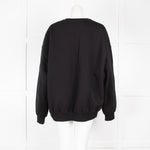 Rotate Sunday Black Logo Sweatshirt