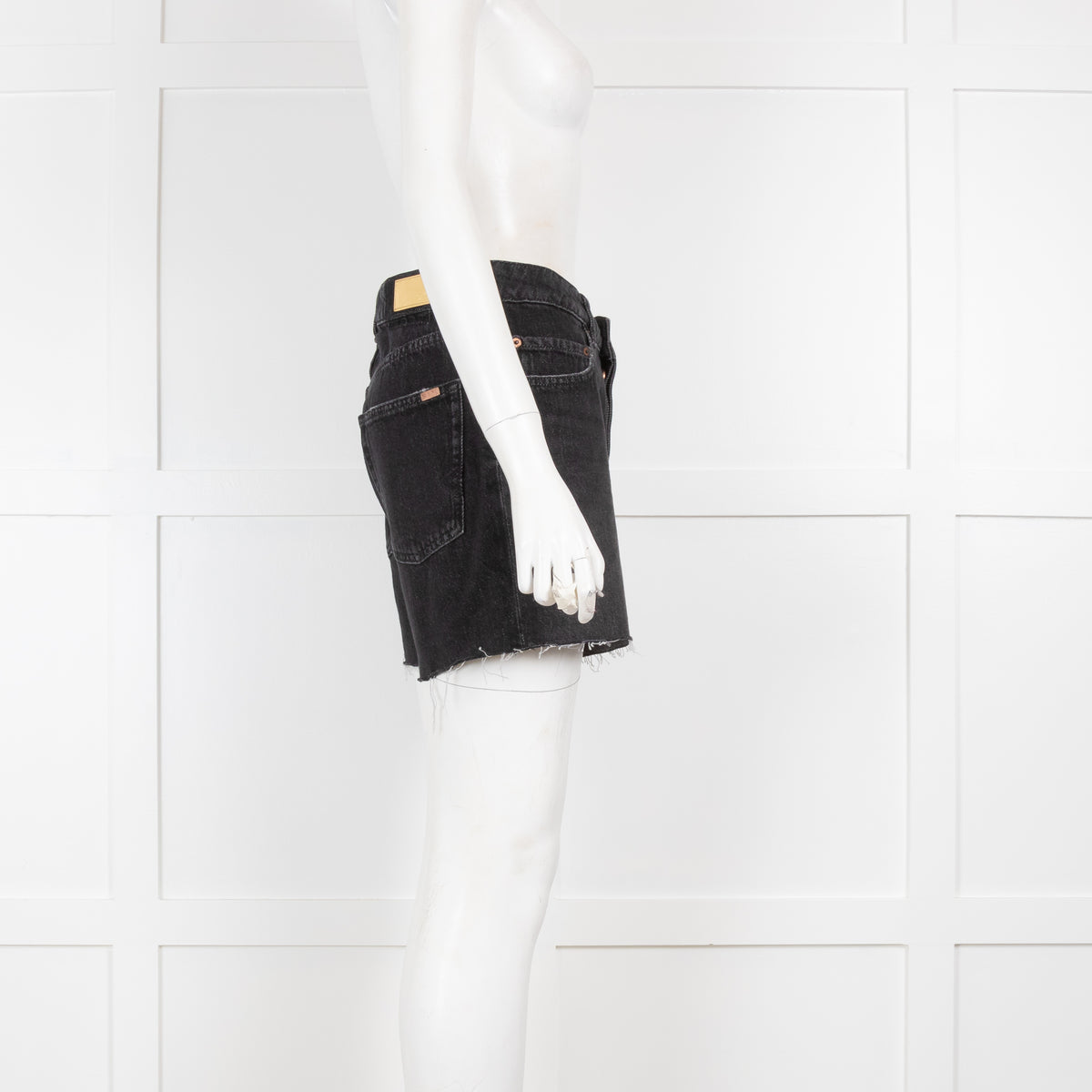 Reiko Grey Denim Cutoff Shorts