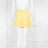Chloe Dusty Yellow Pleated Shorts