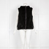 Oakwood Reversible Black Rabbit Fur Gilet