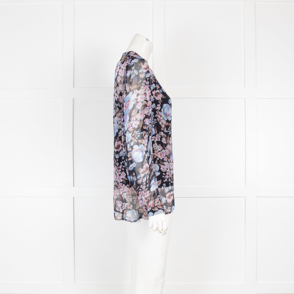 Baum und Pferdgarten Blue Floral Blouse