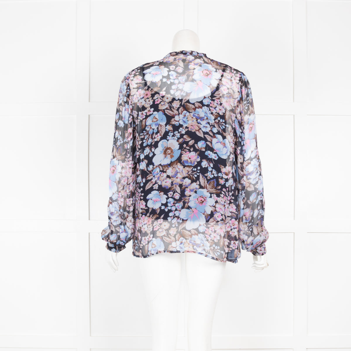Baum und Pferdgarten Blue Floral Blouse