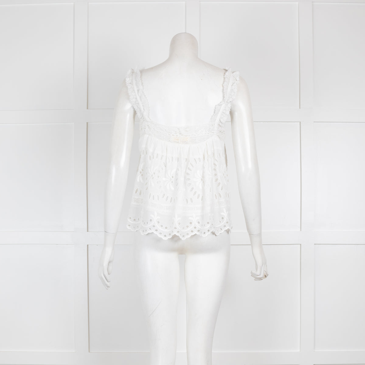 LoveShackFancy Lace Strappy Top