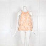 Bella Dahl Orange Sleeveless Cotton Top