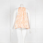 Bella Dahl Orange Sleeveless Cotton Top