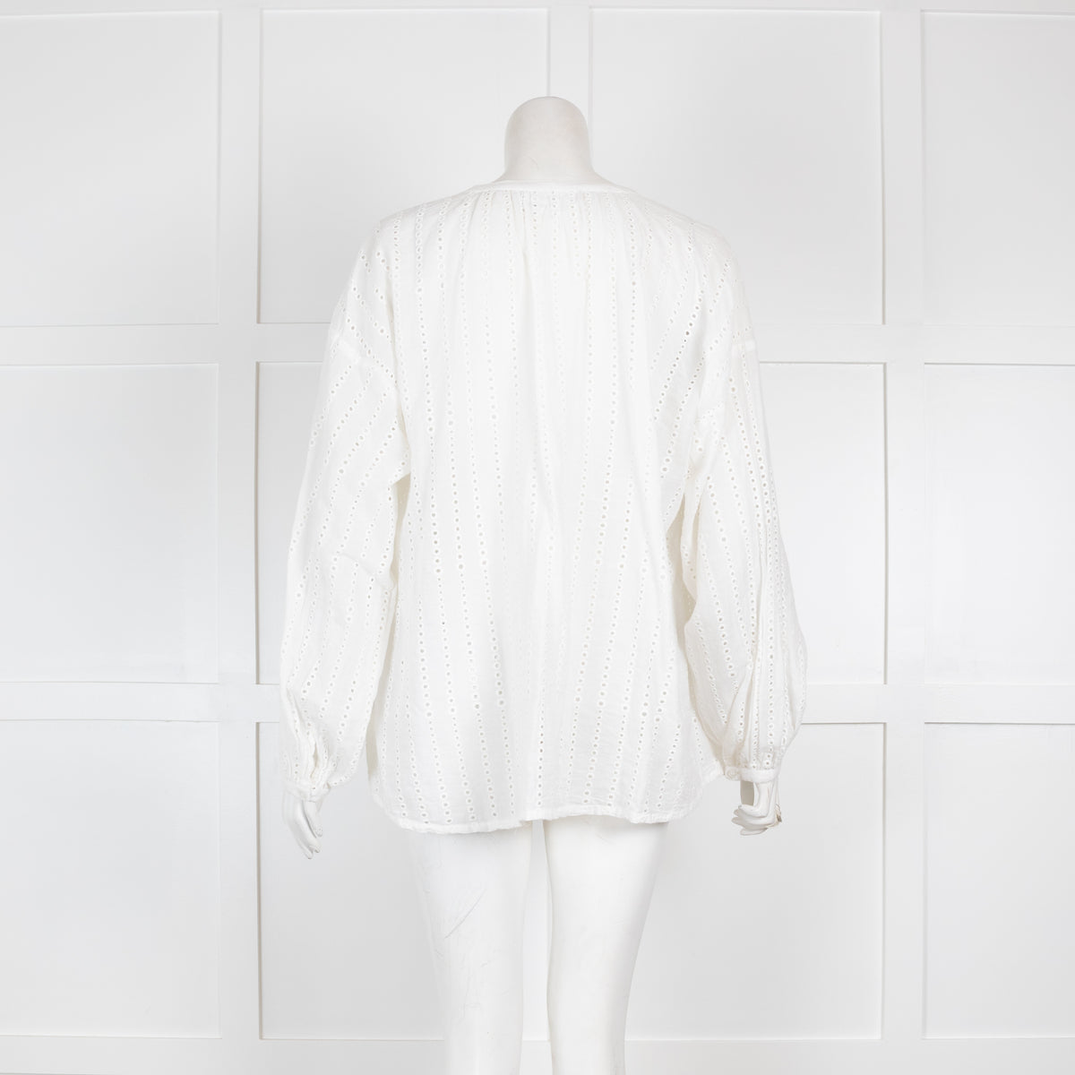 Notshy White Broderie Tunic