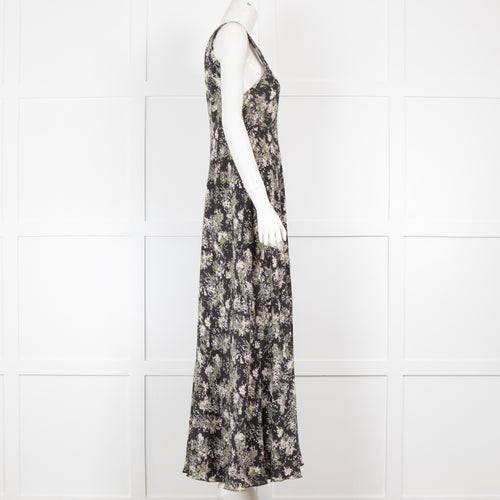 Raey Black Floral Sleeveless Dress