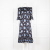 Vampires Wife Falconetti Midi in Blue Floral