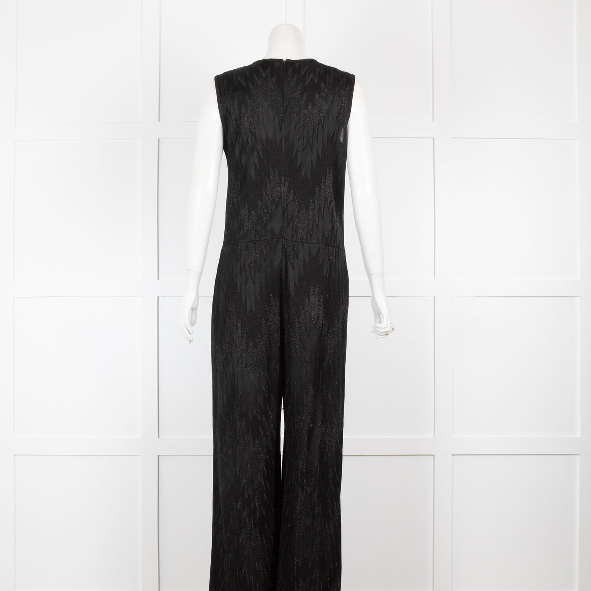 Missoni Black Sparkle Sleeveless Jumpsuit