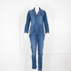 Donna Ida Dolly The Flight Suit Denim Jumpsuit