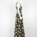 Alexandra Miro Lemon Printed Maxi Dress