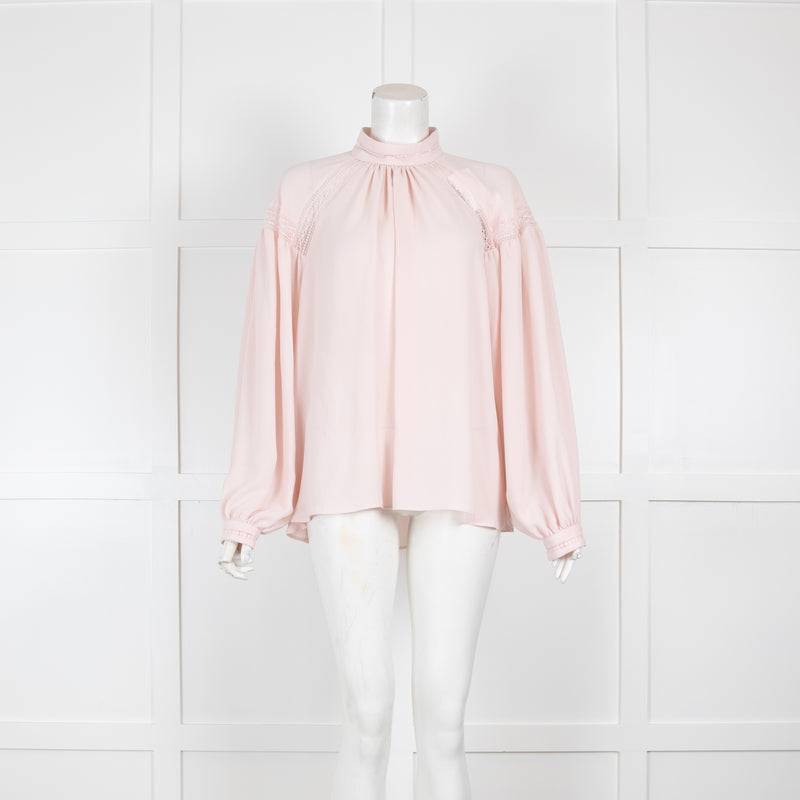 Claudie Pierlot Pink With Balloon Sleeves