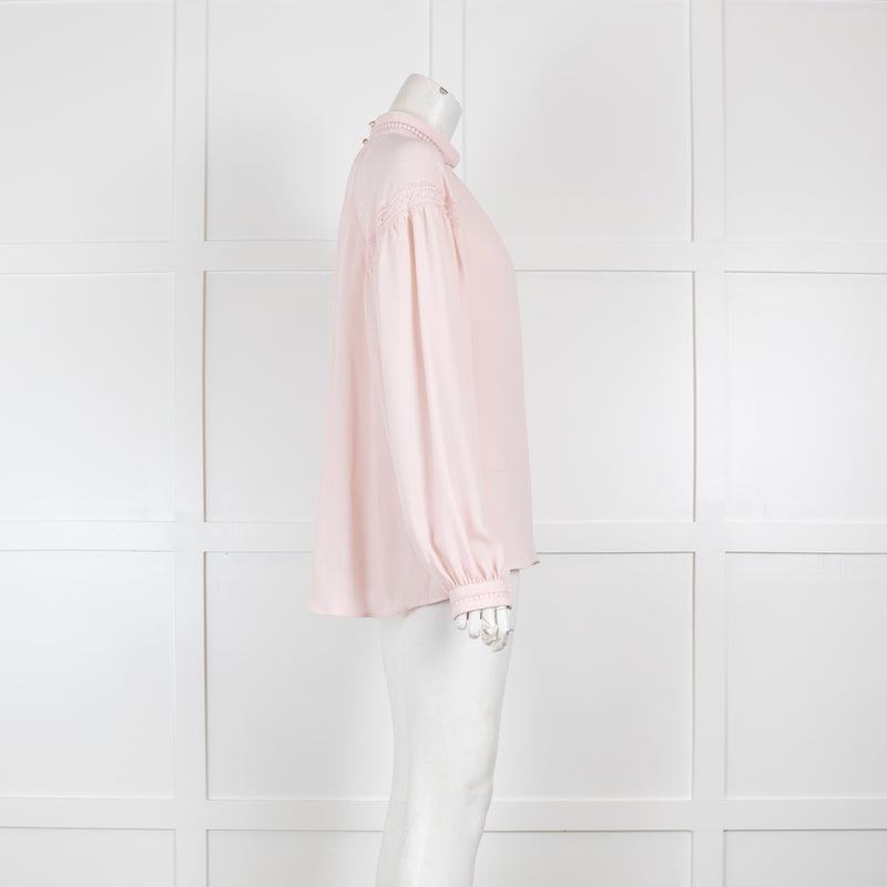 Claudie Pierlot Pink With Balloon Sleeves