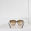 Jimmy Chool Tortoishell Sunglasses with Sparkle Arms