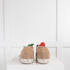 Golden Goose Beige And Multi Super Star Corduroy Sneakers