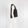 Maje Black Sparkle Boucle Vest Top