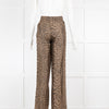 Zadig & Voltaire Leopard Print Straight Leg Trousers