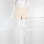 See By Chloe Cream Lace Shorts